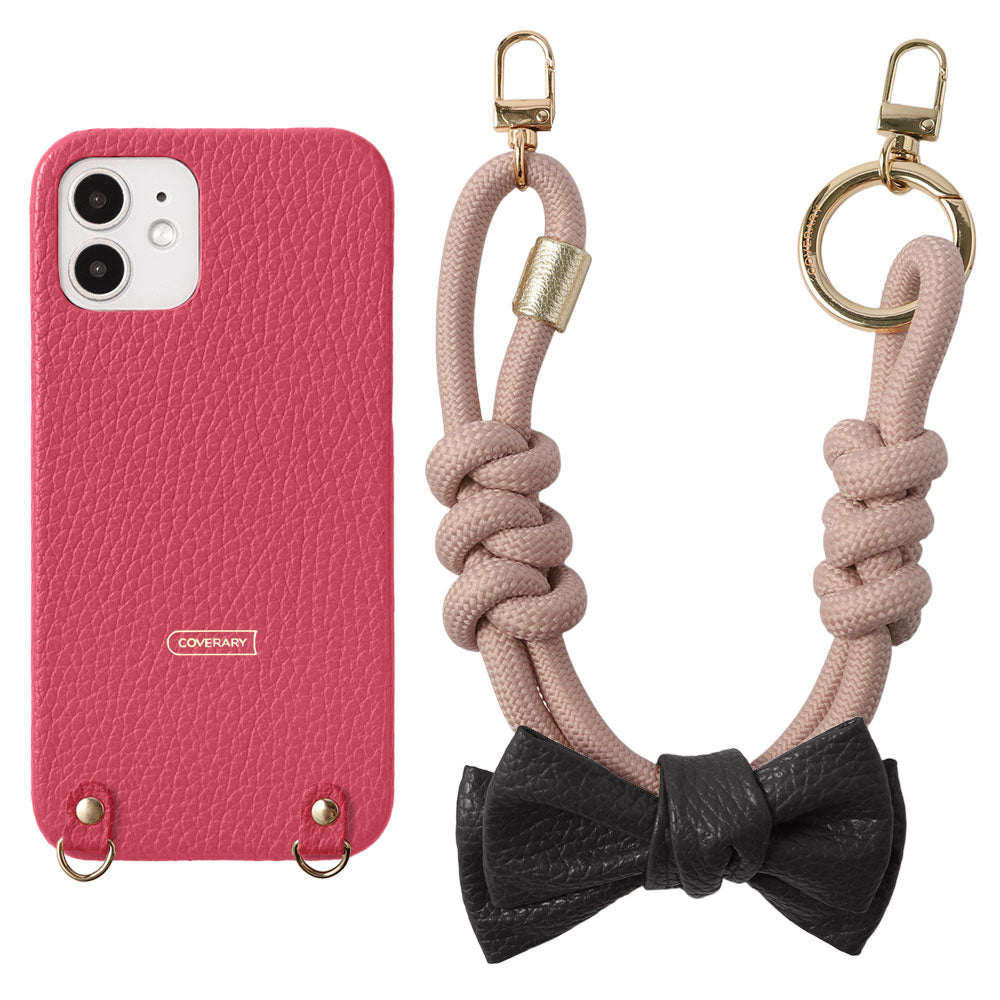 Genuine Leather 32 Colors Italian Shrink Leather Double Ribbon Paracord Hand Strap Included Back Case Xperia Series