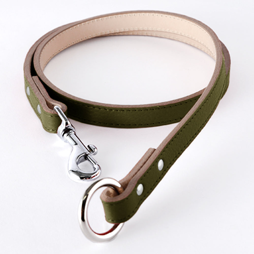 Pet Lead Parts Genuine Leather 16 Colors Italian Shrink Leather