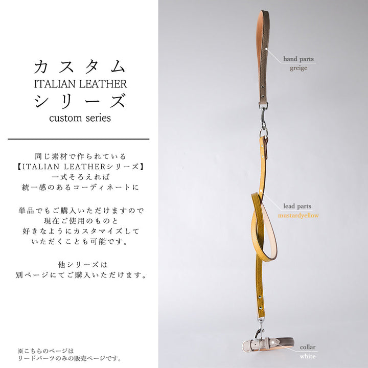 Pet Lead Parts Genuine Leather 16 Colors Italian Shrink Leather