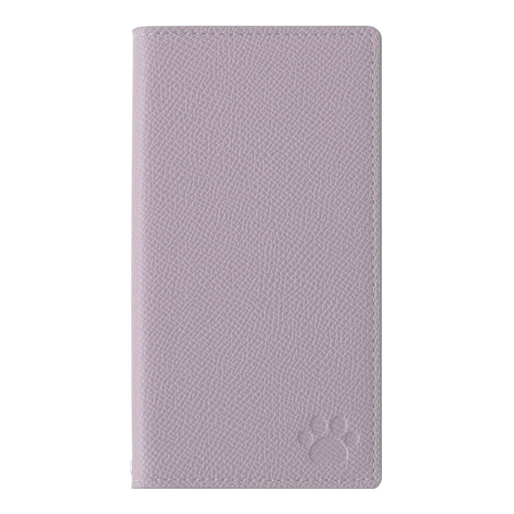 ヴィーガンレザー ネコ型ポケット バイカラー スタンド機能 手帳型ケース Xperiaシリーズ