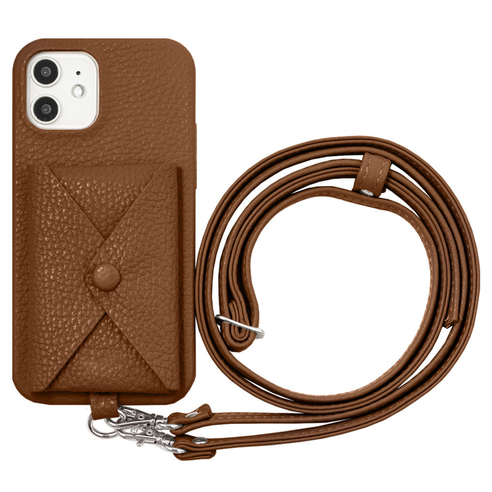 Coque iPhone 13 Pro - Qialino cuir véritable (compatible MagSafe Coque iPhone 13 Pro - Qialino cuir véritable (compatible MagSafe
