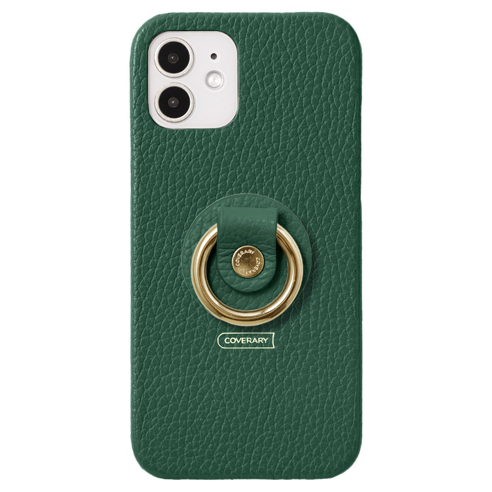 Cuir véritable 32 couleurs cuir italien grainé avec anneau pour smartphone coque arrière série AQUOS