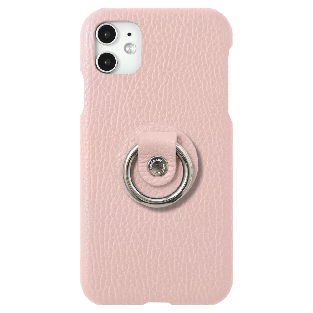 Cuir véritable 32 couleurs cuir italien grainé avec anneau pour smartphone coque arrière série Galaxy