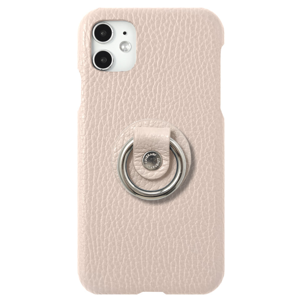Cuir véritable 32 couleurs cuir italien grainé avec anneau pour smartphone coque arrière série Galaxy