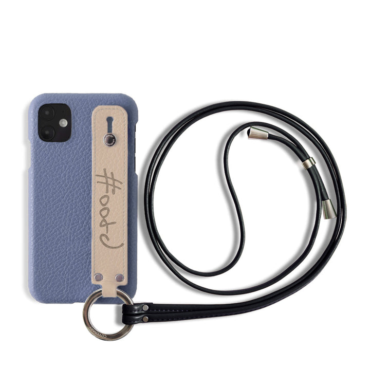 Genuine leather 32 colors Italian shrink leather with hand belt strap back case name engraving laser marking (branding) AQUOS series