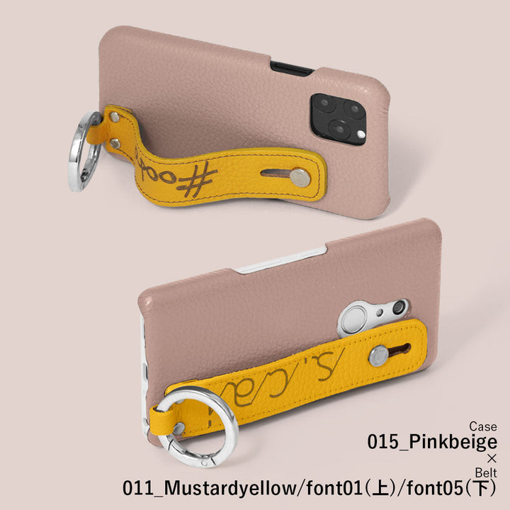 Genuine leather 32 colors Italian shrink leather with hand belt strap back case name engraving laser engraving (branding) Google Pixel series