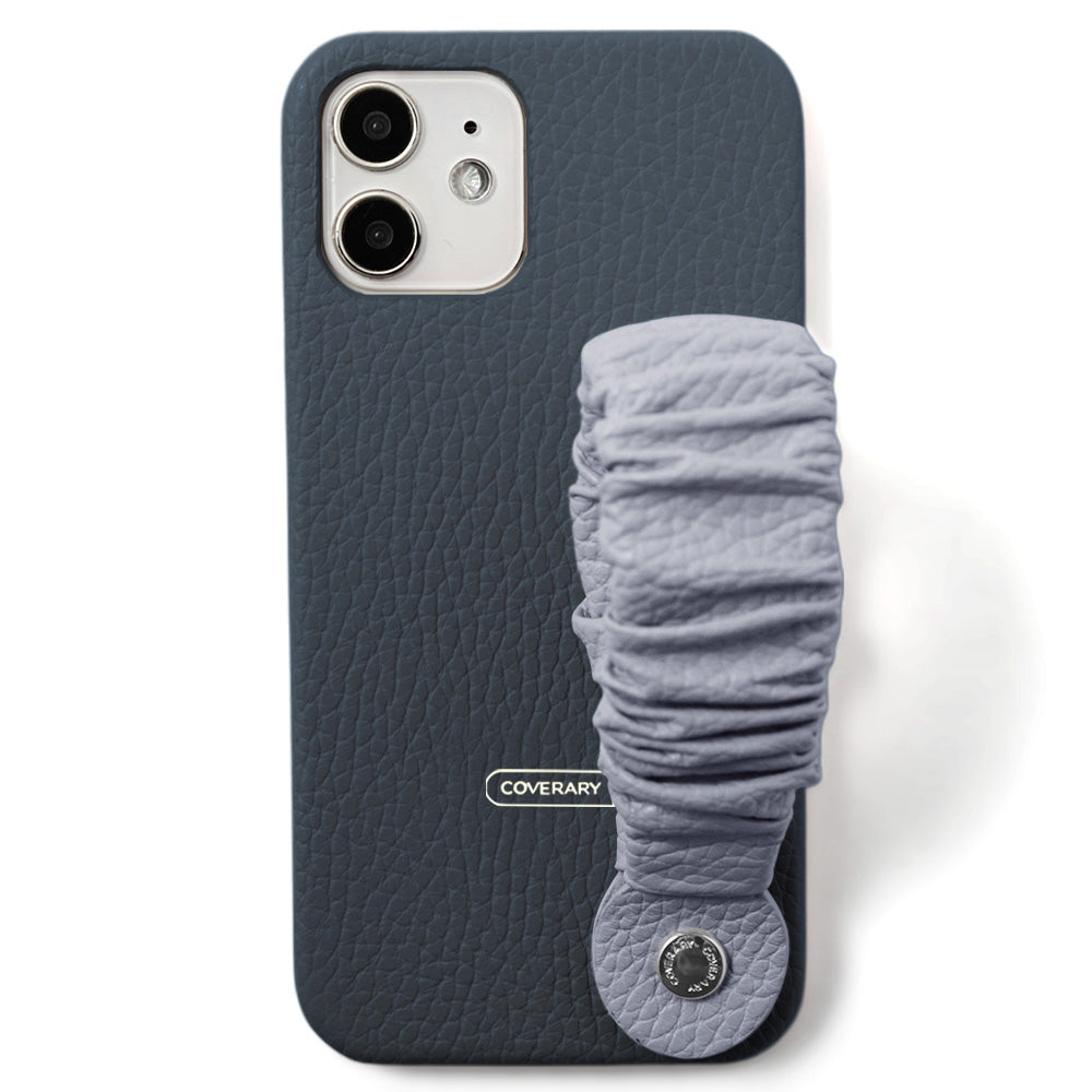 Genuine leather 32 colors Italian shrink leather 3-way band attached back case AQUOS series