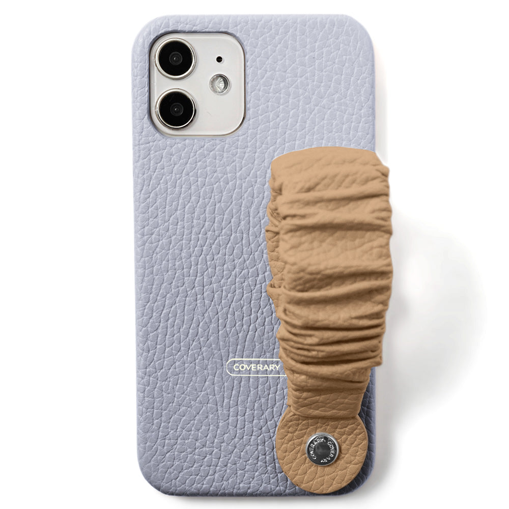 Cuir véritable 32 couleurs cuir italien grainé avec bande 3 voies coque arrière série Xperia