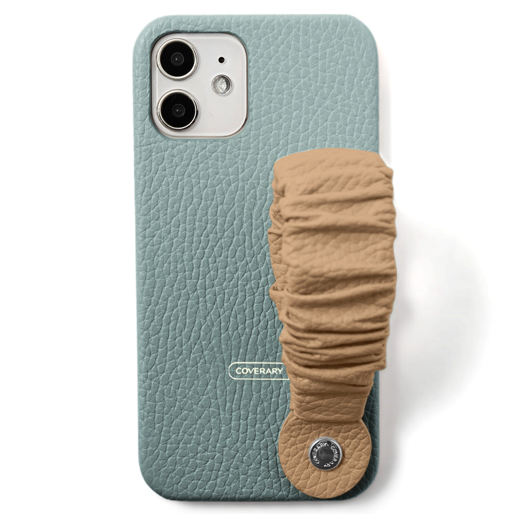 Cuir véritable 32 couleurs cuir italien grainé avec bande 3 voies coque arrière série Xperia