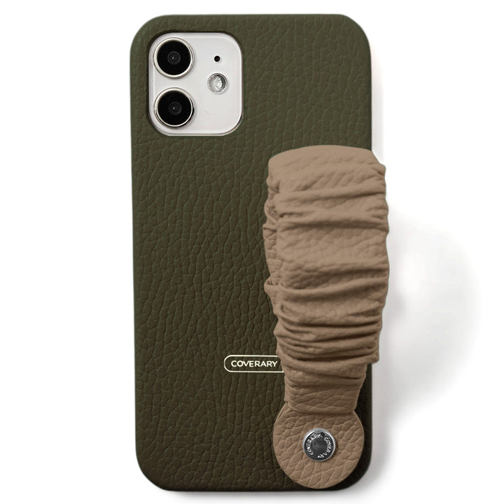 Cuir véritable 32 couleurs cuir italien grainé avec bande 3 voies coque arrière série Xperia