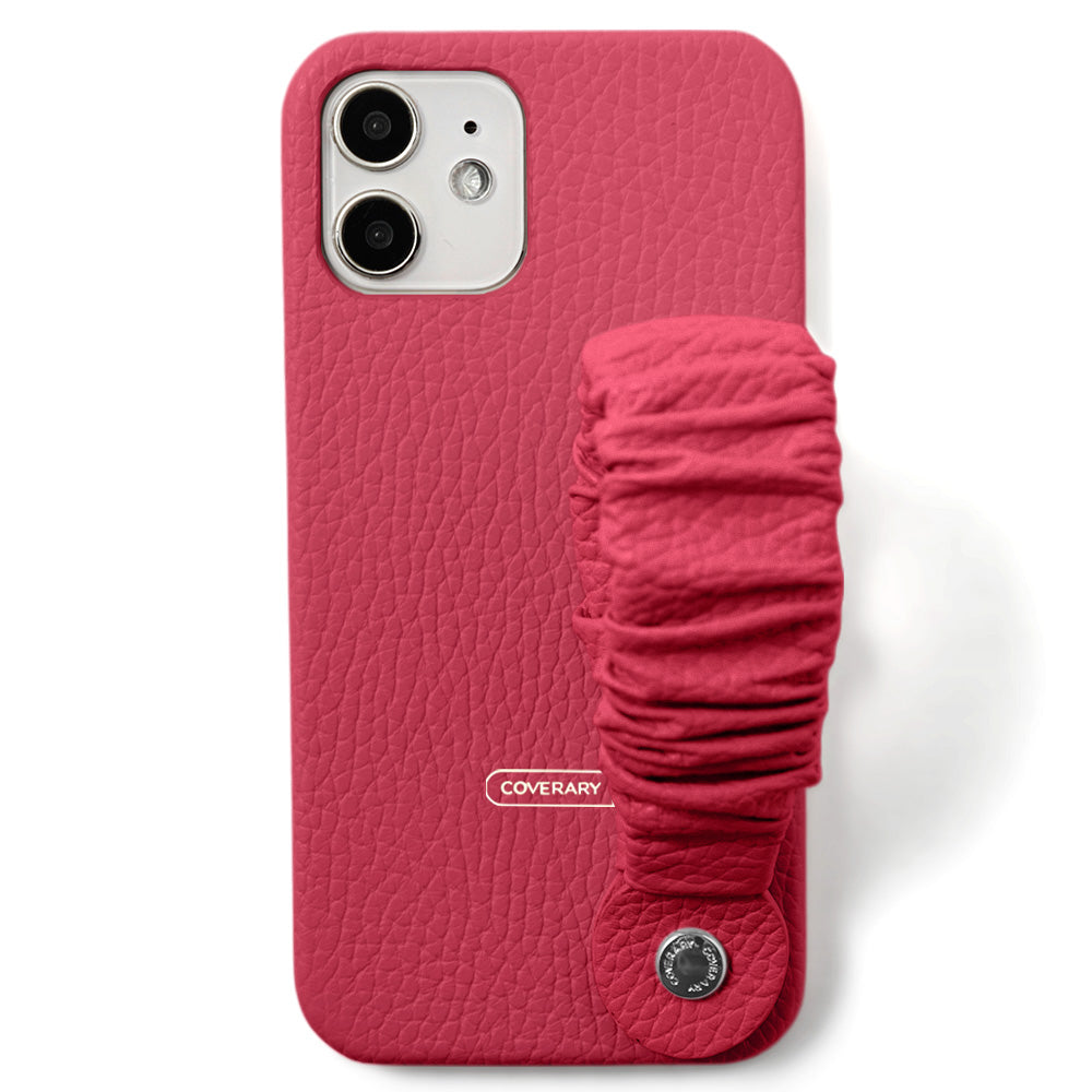 Cuir véritable 32 couleurs cuir italien grainé avec bande 3 voies coque arrière série Xperia