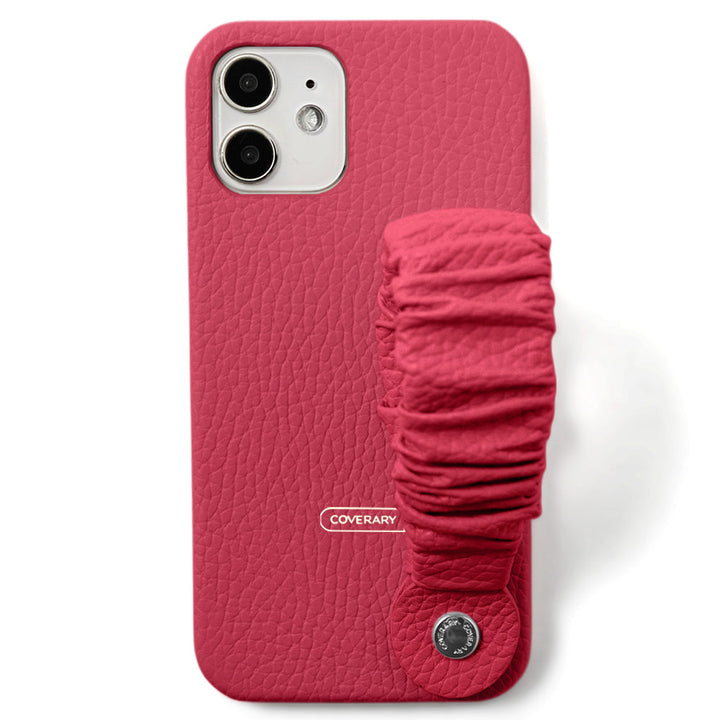 Cuir véritable 32 couleurs cuir italien grainé avec bande 3 voies coque arrière série Xperia