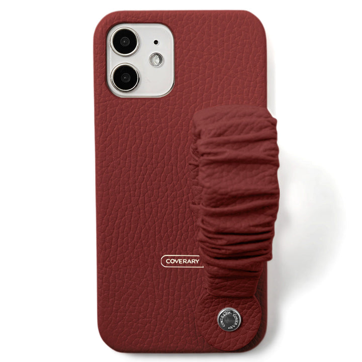 Cuir véritable 32 couleurs cuir italien grainé avec bande 3 voies coque arrière série Xperia
