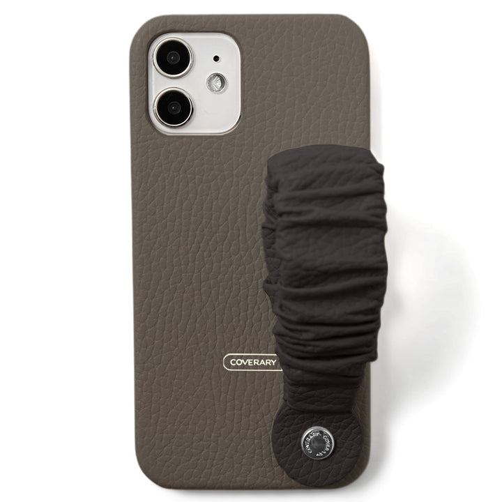 Cuir véritable 32 couleurs cuir italien grainé avec bande 3 voies coque arrière série Xperia