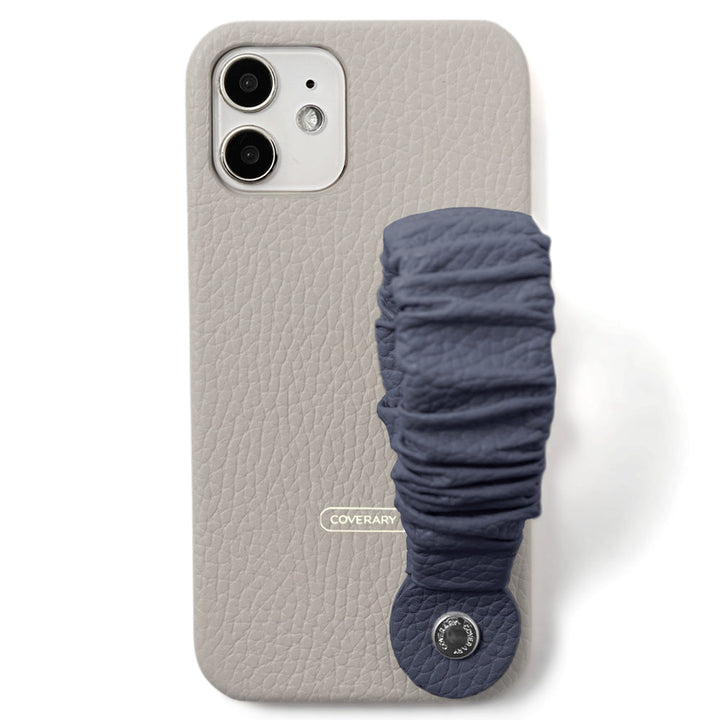 Genuine leather 32 colors Italian shrink leather 3-way band attached back case AQUOS series