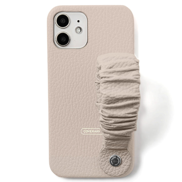 Genuine leather 32 colors Italian shrink leather 3-way band attached back case AQUOS series