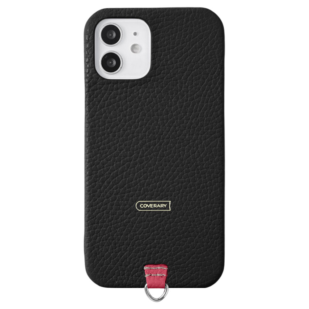 Ensemble de porte en cuir italien grainé 32 couleurs en cuir véritable, coque arrière pour la série iPhone