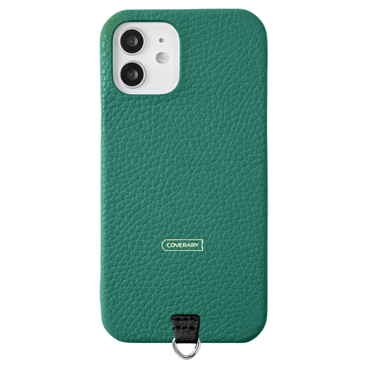 Ensemble de porte en cuir italien grainé 32 couleurs en cuir véritable, coque arrière pour la série iPhone