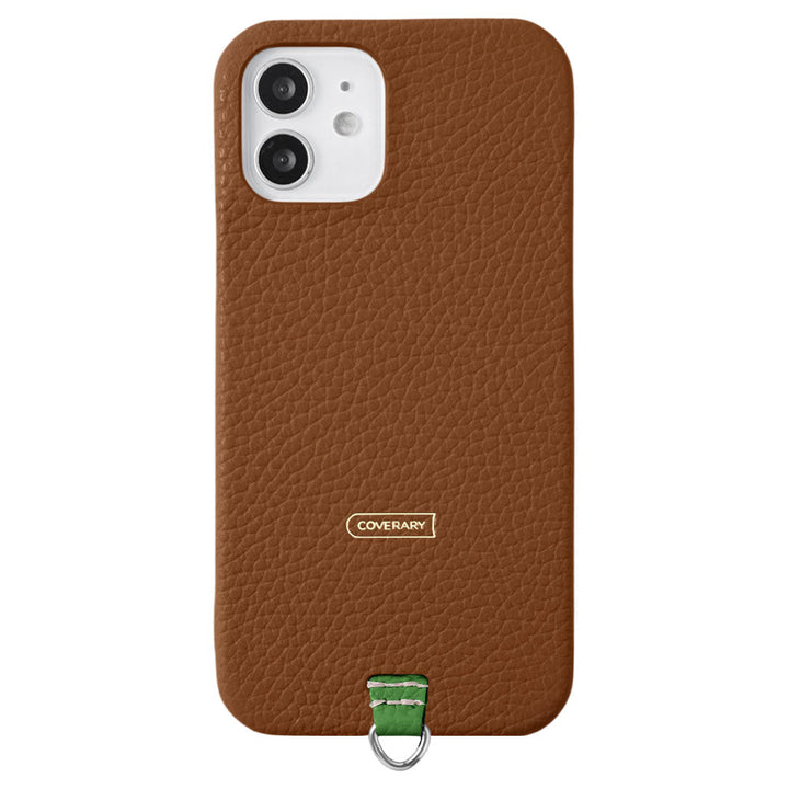 Ensemble de porte en cuir italien grainé 32 couleurs en cuir véritable, coque arrière pour la série iPhone