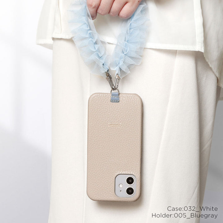 Ensemble de porte en cuir italien grainé 32 couleurs en cuir véritable, coque arrière pour la série iPhone