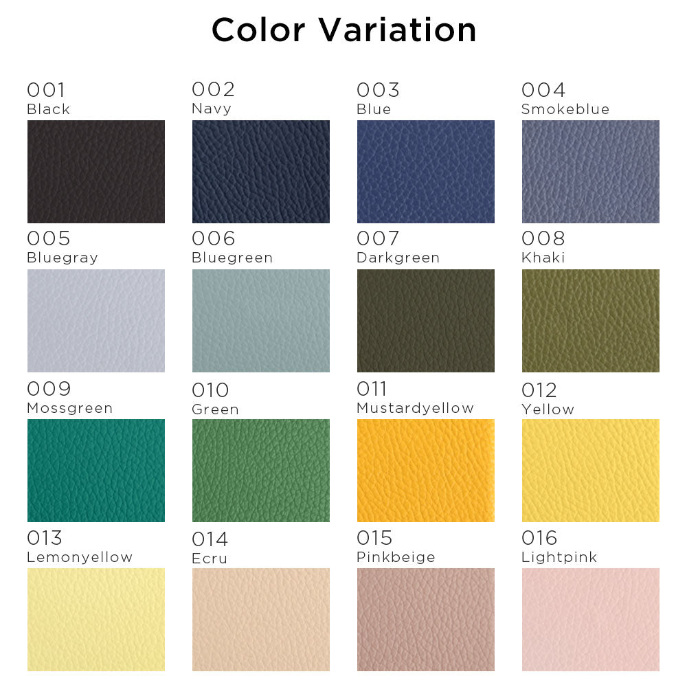 Ensemble de porte-cartes en cuir italien grainé 32 couleurs cuir véritable, coque arrière pour la série AQUOS