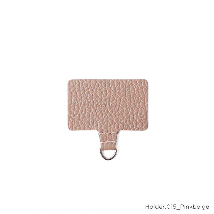 Genuine leather 32 colors Italian shrink leather holder set back case