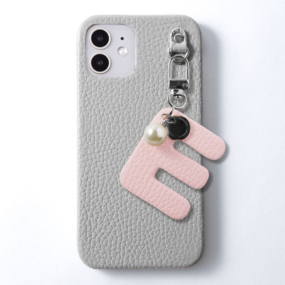 Cuir véritable 32 couleurs cuir italien grainé grand porte-clés initial coque arrière série Xperia