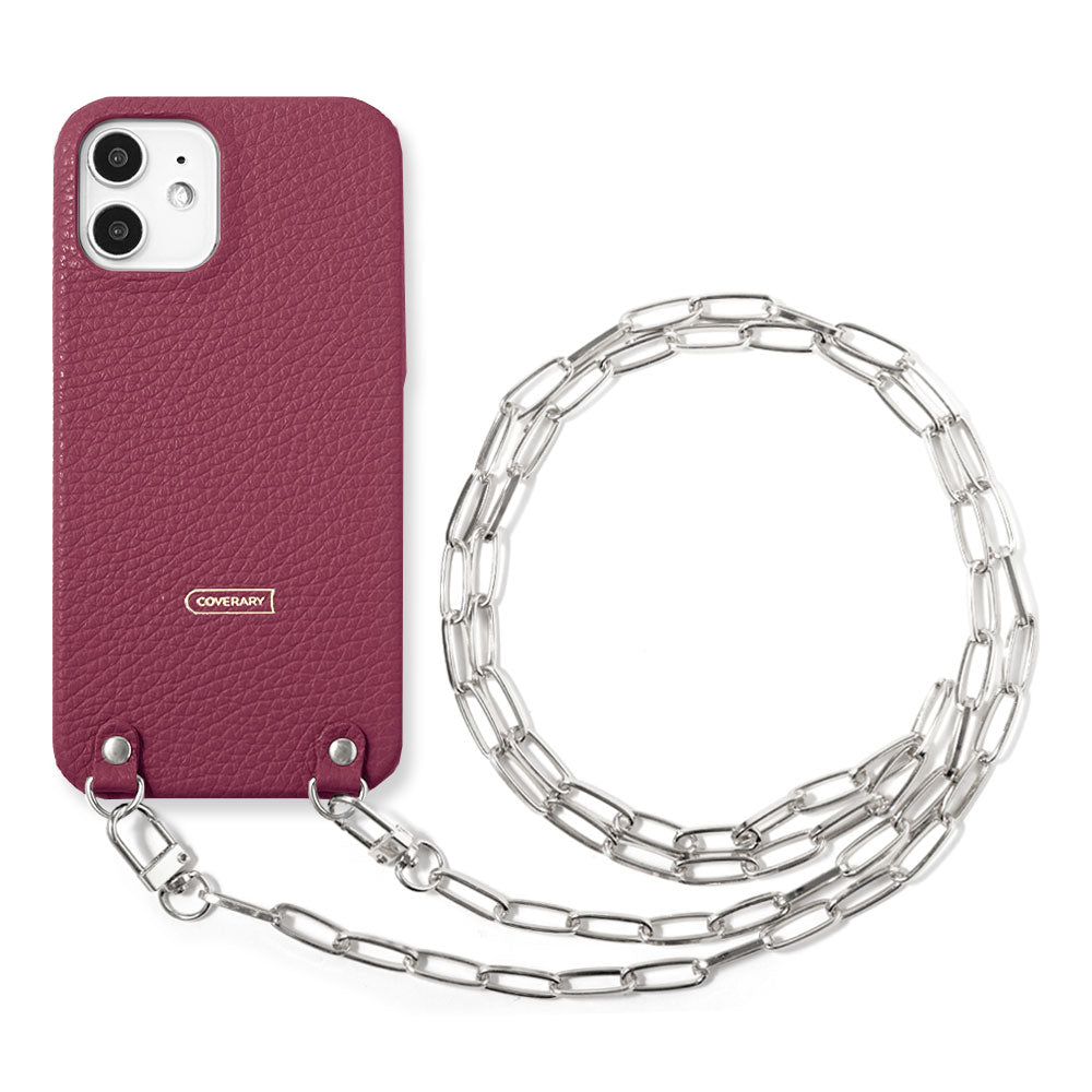 Genuine leather 32 colors Italian shrink leather with clip chain back case for Google Pixel series