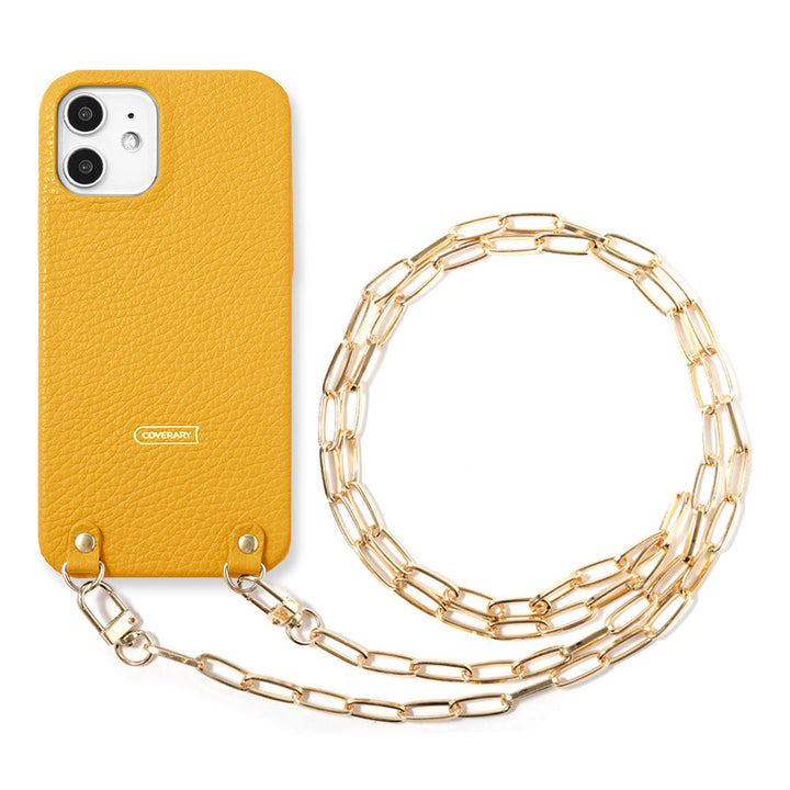 Genuine leather 32 colors Italian shrink leather with clip chain back case Xperia series