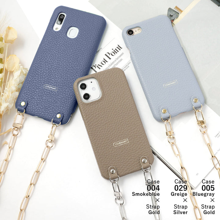 Genuine leather 32 colors Italian shrink leather with clip chain back case for Google Pixel series