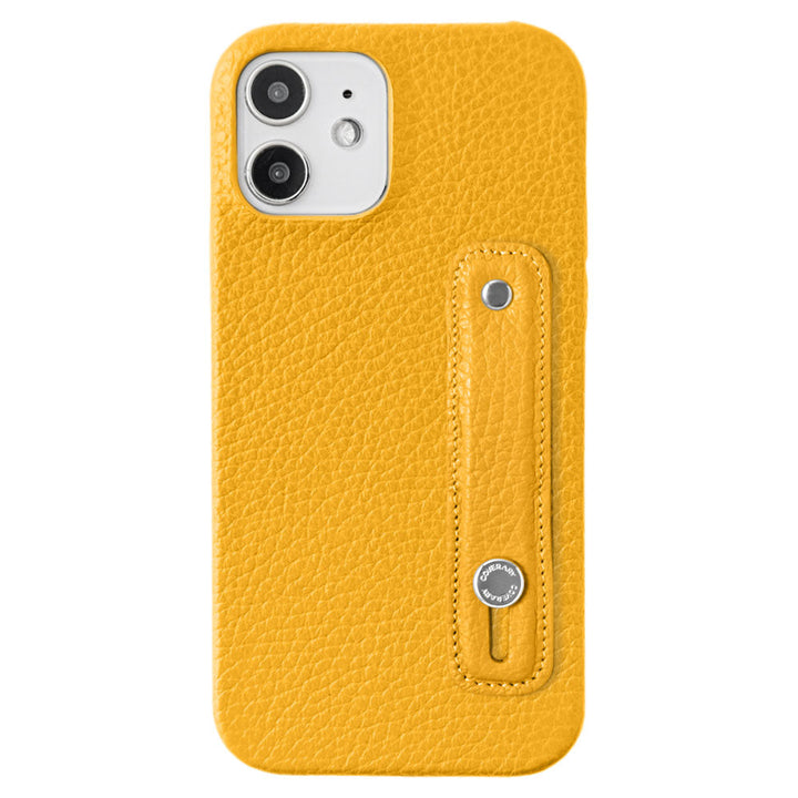 Genuine leather 32 colors Italian shrink leather with finger belt back case Xperia series