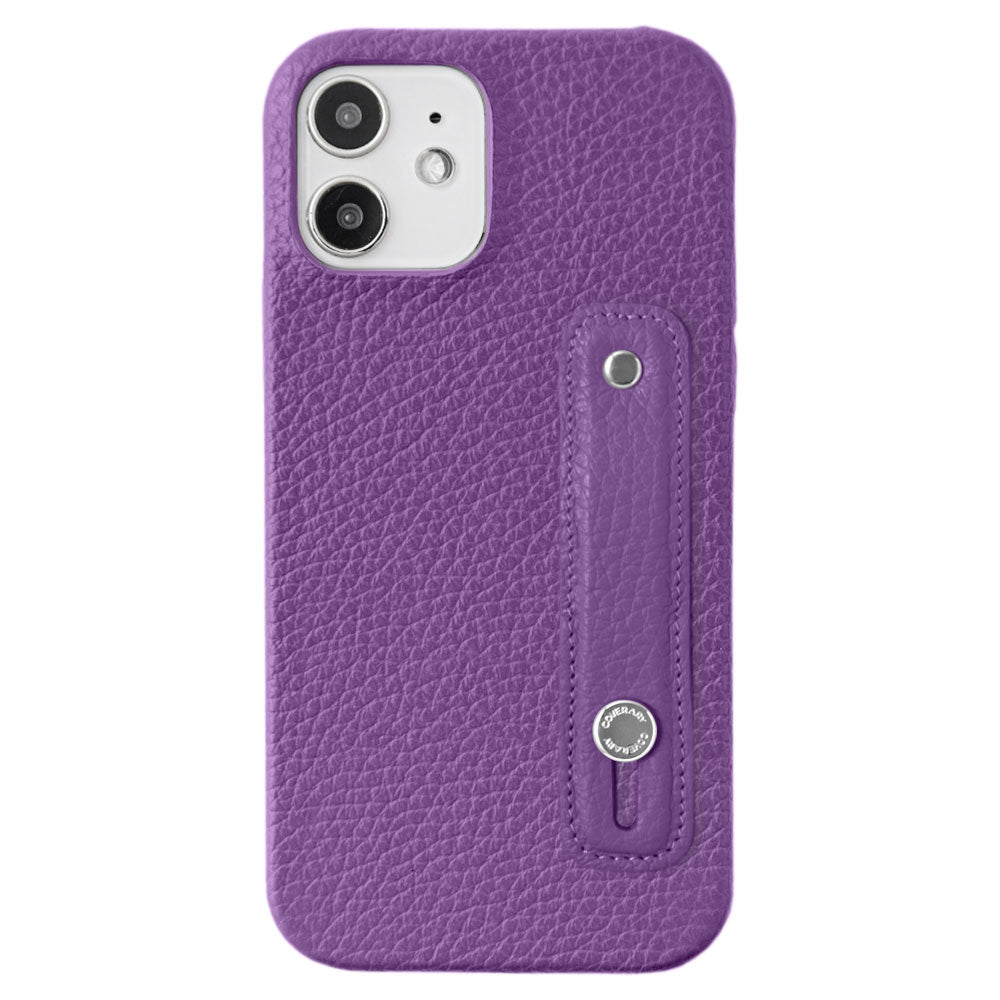 Genuine leather 32 colors Italian shrink leather with finger belt back case Xperia series