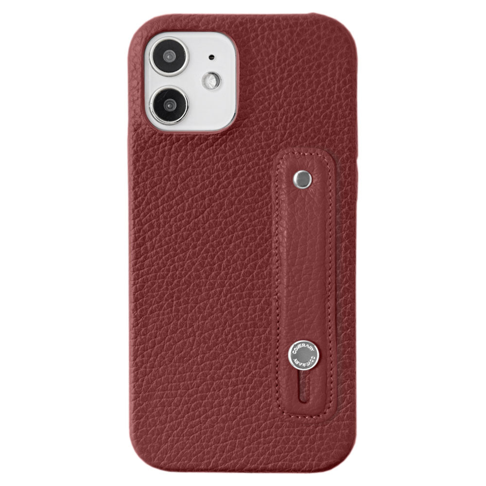 Genuine leather 32 colors Italian shrink leather with finger belt back case Xperia series