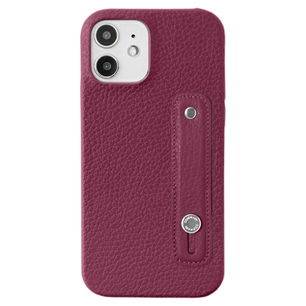 Genuine leather 32 colors Italian shrink leather with finger belt back case Xperia series