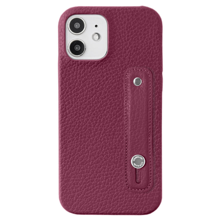Genuine leather 32 colors Italian shrink leather with finger belt back case Xperia series