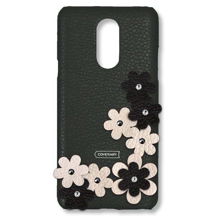 Genuine leather 32 colors Italian shrink leather flower decoration back case petals Google Pixel series