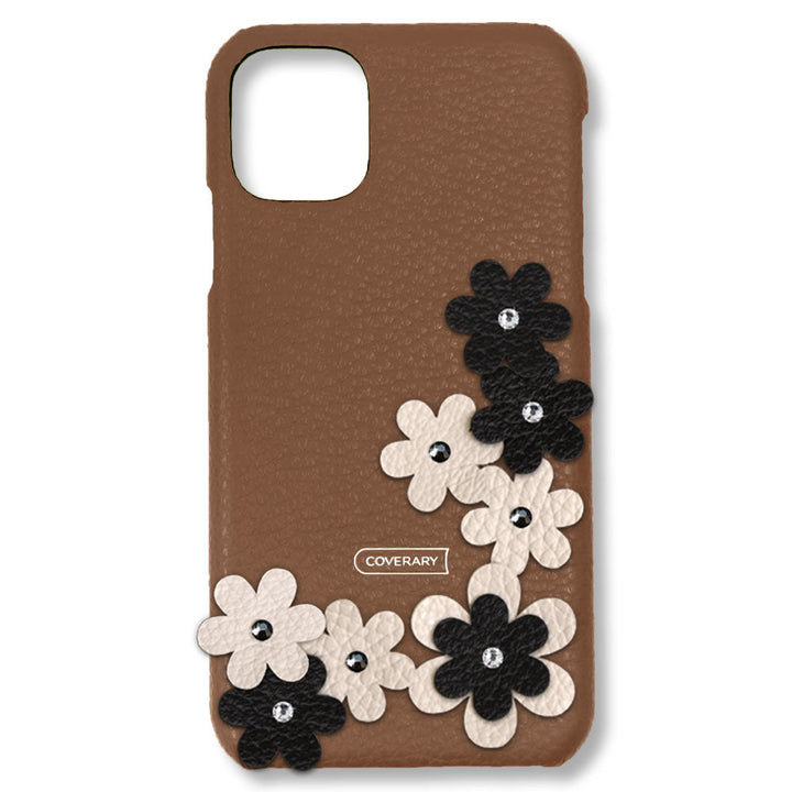 Genuine leather 32 colors Italian shrink leather flower decoration back case petal AQUOS series
