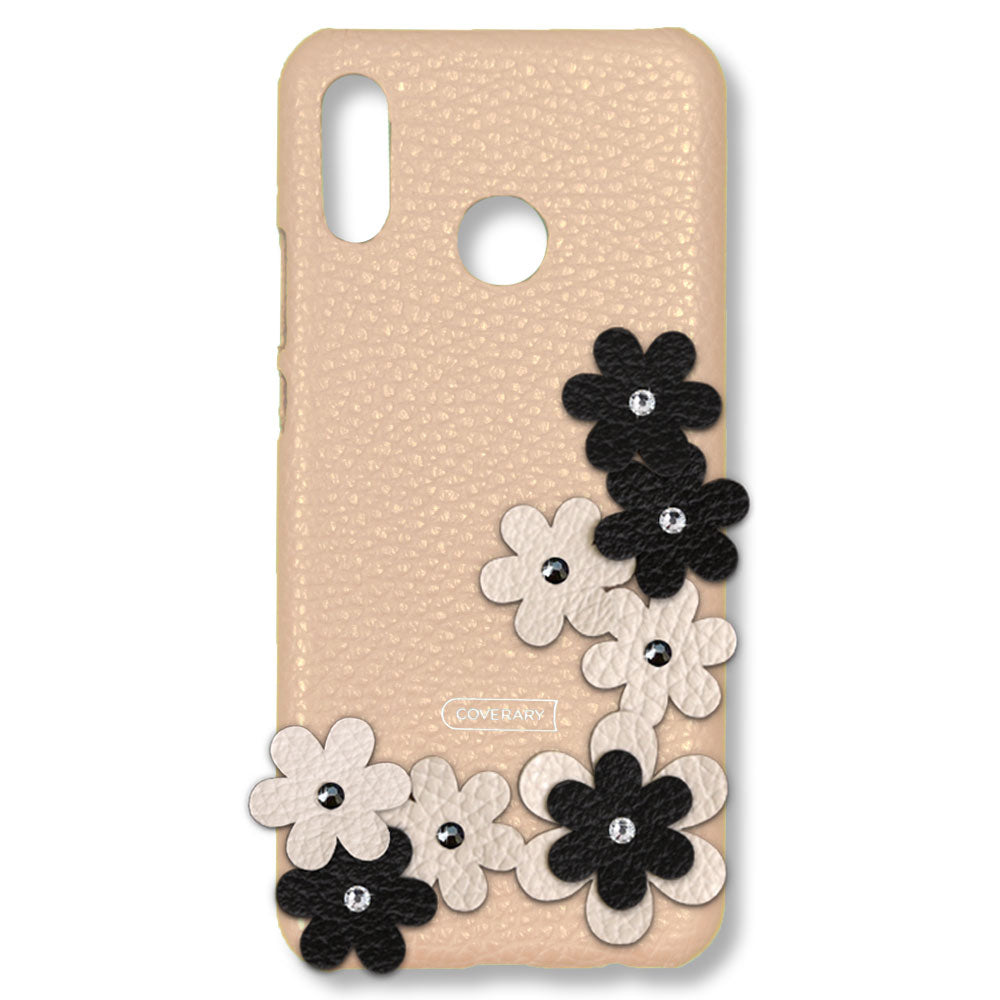 Genuine leather 32 colors Italian shrink leather flower decoration back case petals Google Pixel series