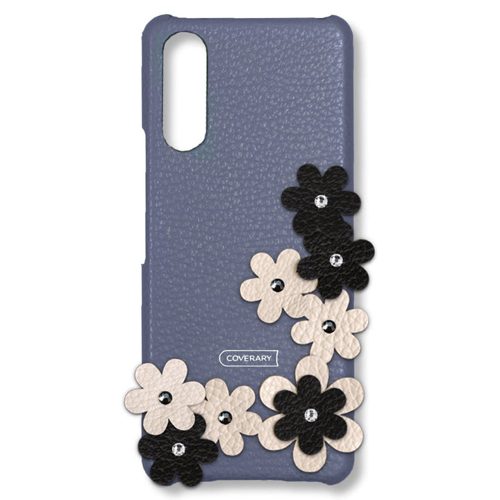 Genuine leather 32 colors Italian shrink leather flower decoration back case petals Google Pixel series