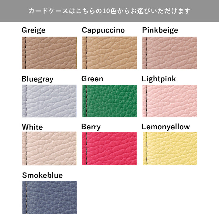 Genuine leather 32 colors Italian shrink leather card case with stainless mirror & shoulder strap back case for iPhone series