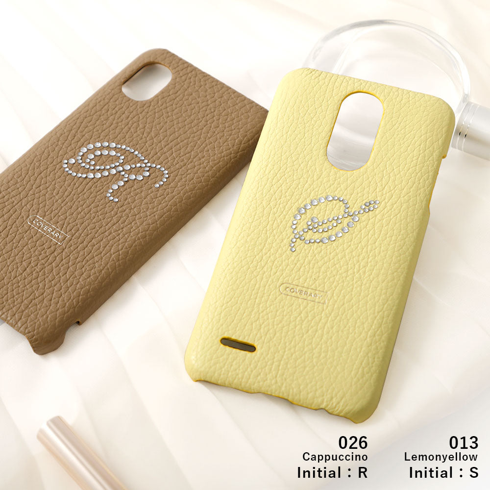 Genuine leather 32 colors Italian shrink leather initial decoration back case Google Pixel series