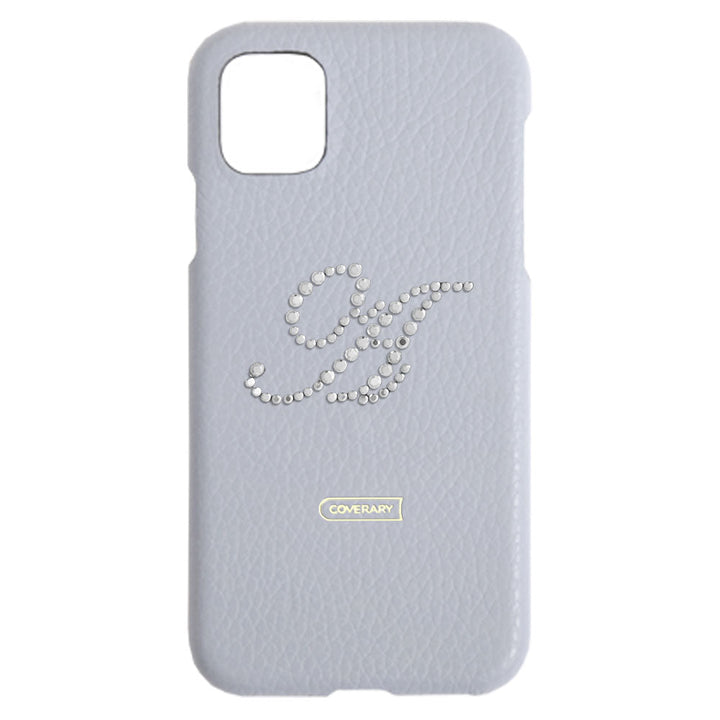 Genuine leather 32 colors Italian shrink leather initial decoration back case AQUOS series