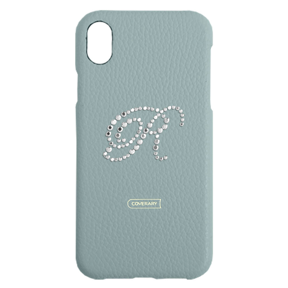 Genuine leather 32 colors Italian shrink leather initial decoration back case Google Pixel series