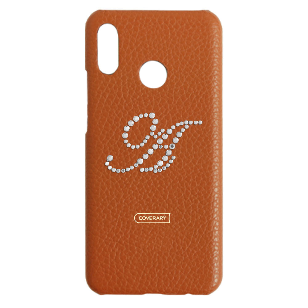 Genuine leather 32 colors Italian shrink leather initial decoration back case Google Pixel series