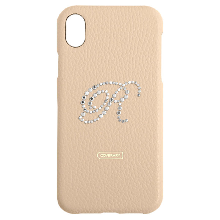 Genuine leather 32 colors Italian shrink leather initial decoration back case Google Pixel series