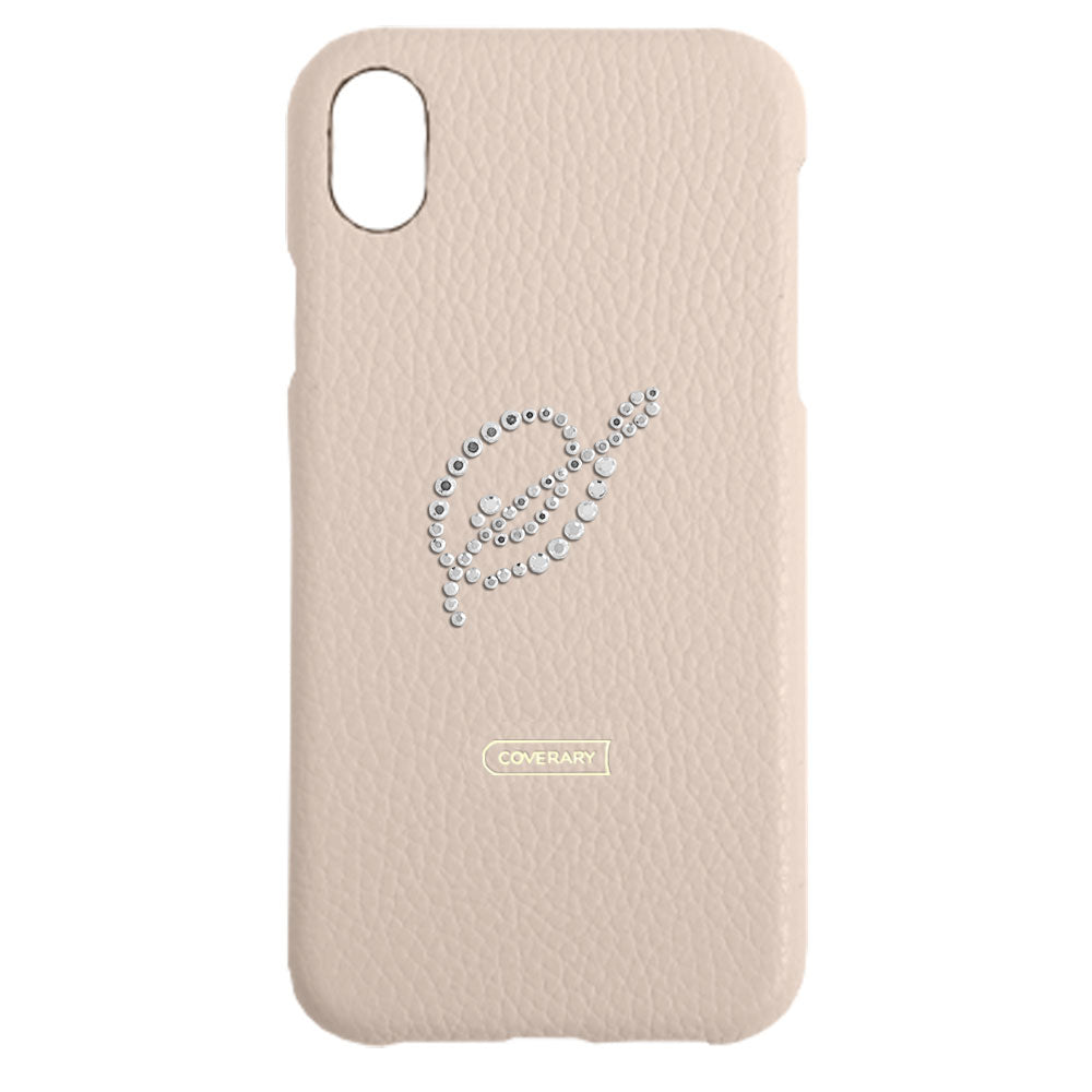 Genuine leather 32 colors Italian shrink leather initial decoration back case Google Pixel series