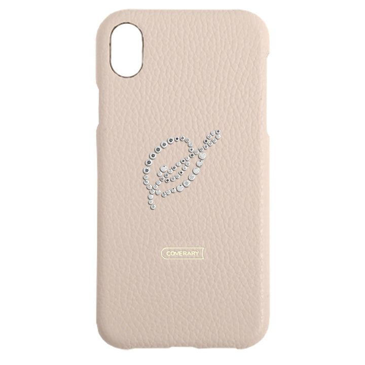 Genuine leather 32 colors Italian shrink leather initial decoration back case Google Pixel series