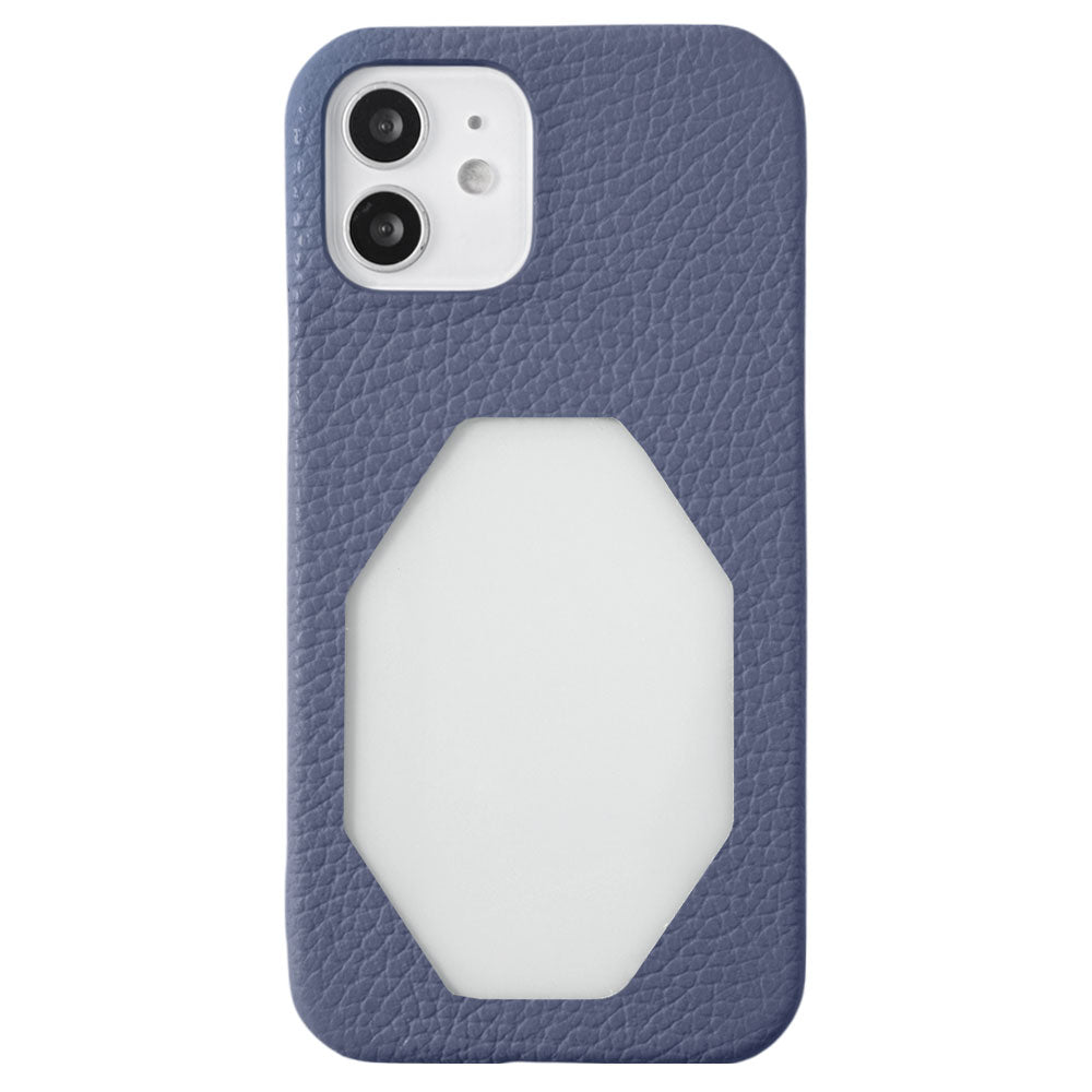 本革 32色 イタリアンシュリンクレザー フレーム付き 背面ケース iPhoneシリーズ