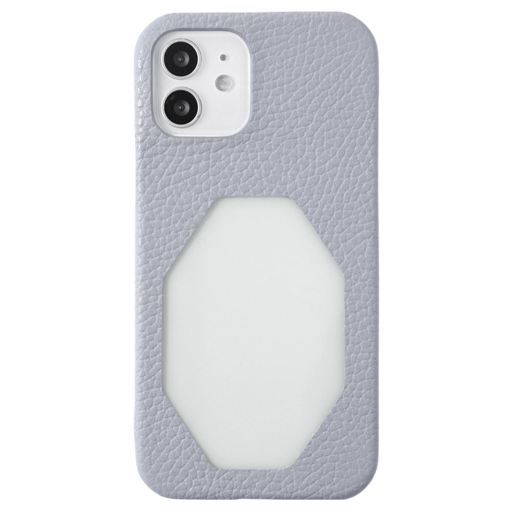 本革 32色 イタリアンシュリンクレザー フレーム付き 背面ケース iPhoneシリーズ