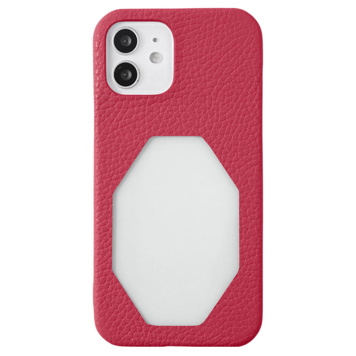 本革 32色 イタリアンシュリンクレザー フレーム付き 背面ケース iPhoneシリーズ